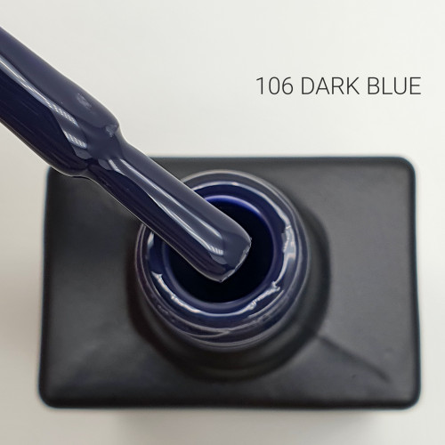 Black Гель-лак №106 Dark Blue, 8 мл