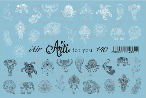 Cлайдер для ногтей (дизайн)Arti for you Air №140