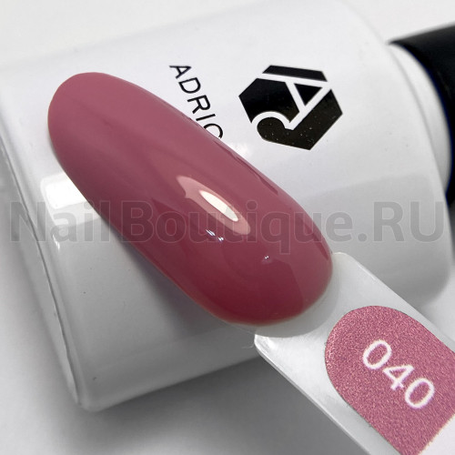 Цветной гель-лак для ногтей AdriCoco №040 Пыльно-розовый, 8мл