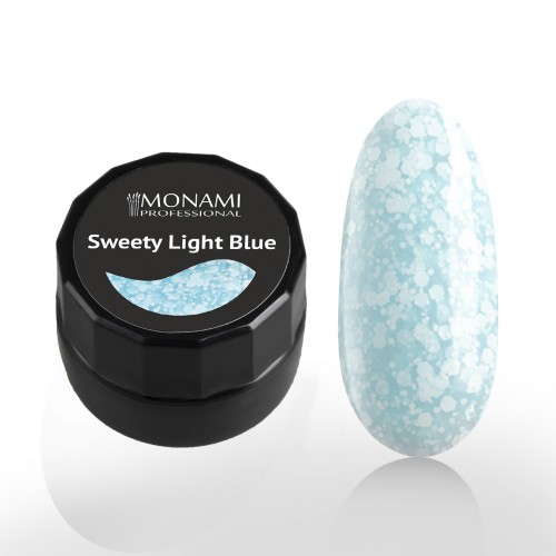 Цветной гель-лак для ногтей Monami Sweety Light Blue, 5 гр