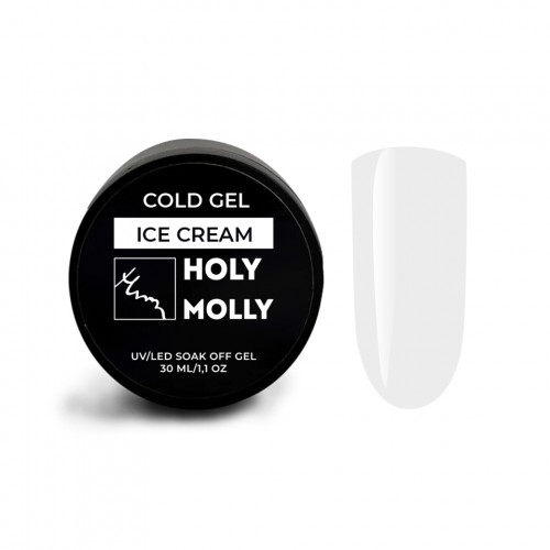 Холодный гель для моделирования Holy Molly Cold Gel Ice Cream, 30 мл