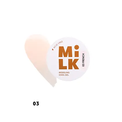 Гель для моделирования MiLK Modeling Cool Gel №03 French, 15 мл