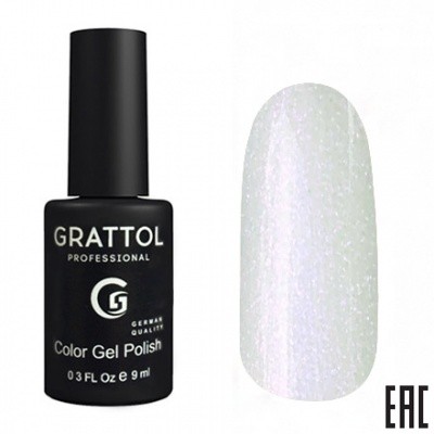 Цветной гель-лак для ногтей Grattol Pearl №154, 9 мл