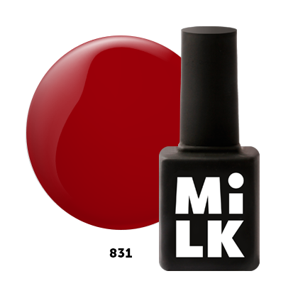 Цветной гель-лак MiLK Red Only №831 Lost Cherry, 9 мл