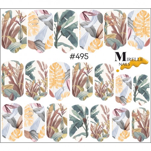 MIRELLE Термонаклейка № 495