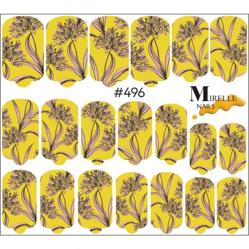 MIRELLE Термонаклейка № 496