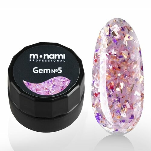 Цветной гель-лак для ногтей Monami Gem №5, 5 гр