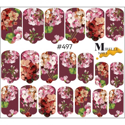 MIRELLE Термонаклейка № 497