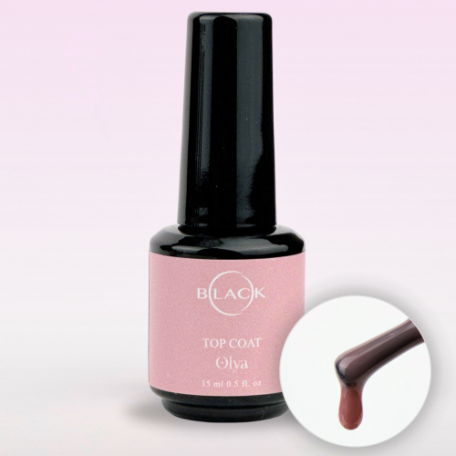 Топ для ногтей Black Top Olya, 15 мл