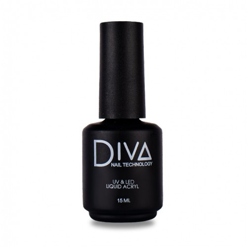 База для ногтей армирующая (жесткая) DIVA Liquid Acryl Clear, 15 мл