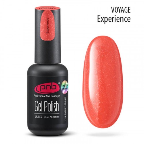 Цветной гель-лак для ногтей PNB Voyage Experience, 8 мл
