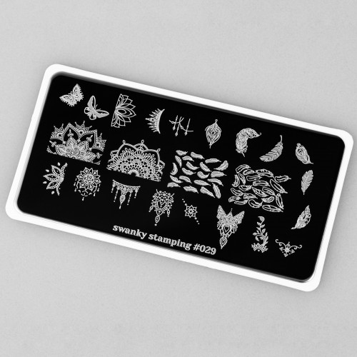 Пластина для стемпинга Swanky Stamping №29