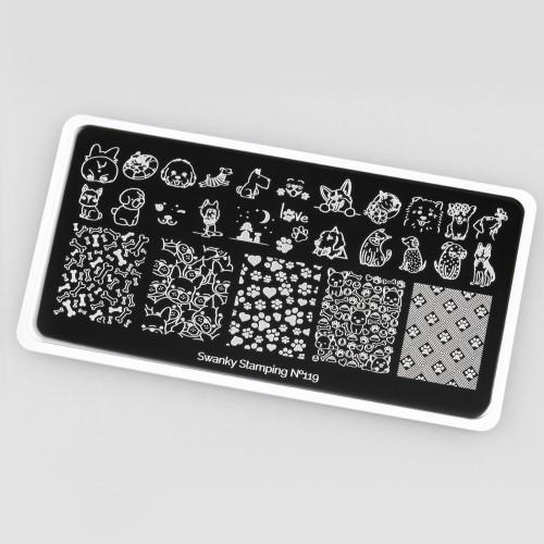 Пластина для стемпинга Swanky Stamping №119