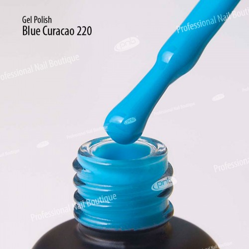 Цветной гель-лак для ногтей голубой PNB Caribbean Club №220 Blue Caracao