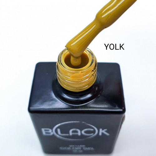 Цветной гель-лак для ногтей Black Professional №084 Yolk, 12 мл