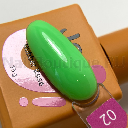 База для ногтей камуфлирующая (цветная) Joo-Joo Base Neon №02, 15 мл