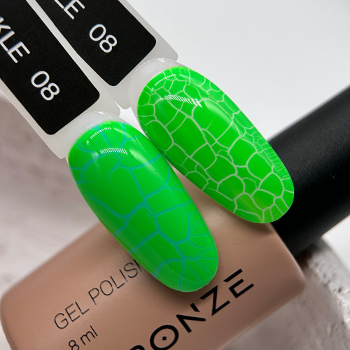 Лак для ногтей Bronze Crackle #08, 8 мл