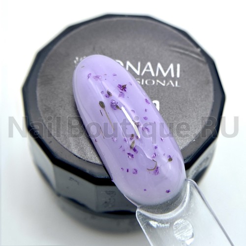 Гель для ногтей с сухоцветами Monami Frozen Violet, 5 гр