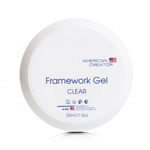 Гель для наращивания и укрепления American Creator Framework Gel Clear, 30 мл