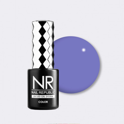 Цветной гель-лак для ногтей Nail Republic NR Amethyst №323, 10 мл