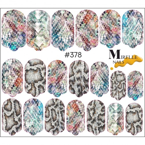 MIRELLE Термонаклейка № 378