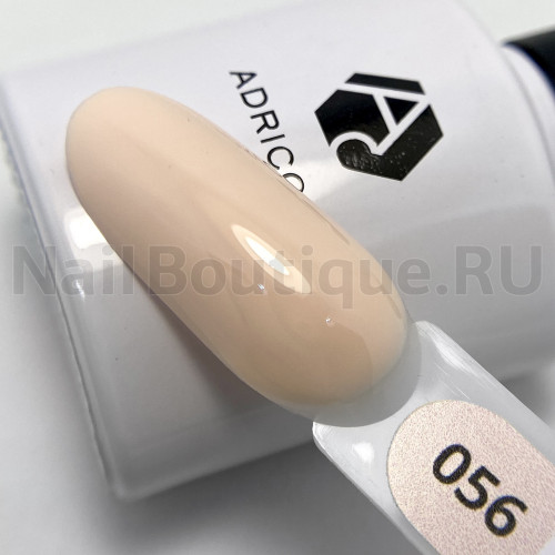 Цветной гель-лак для ногтей AdriCoco №056 Светло-бежевый, 8 мл