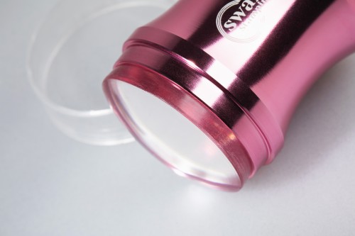 Swanky Stamping Штамп розовый силиконовый 4 см