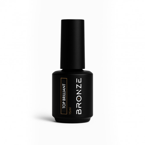 Топ для ногтей Bronze Top Brilliant, 15 мл
