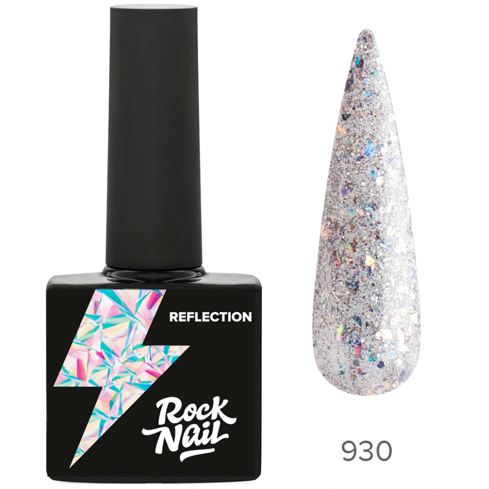 Rocknail, гель-лак Effects №730, da-da-Dance. Rocknail Scream Queen 827 Lipstick Attack - гель-лак для ногтей, для маникюра (10 мл.). Rock Nail гель.