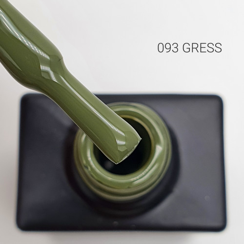 Цветной гель-лак для ногтей Black №093 Grass, 12 мл