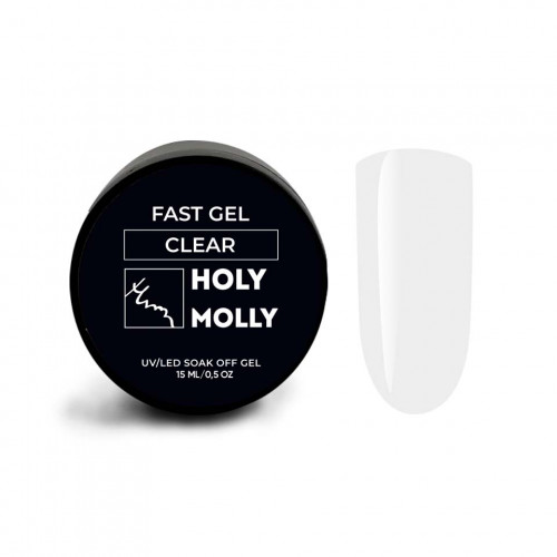 Holy Molly Fast Gel Clear, 15 мл