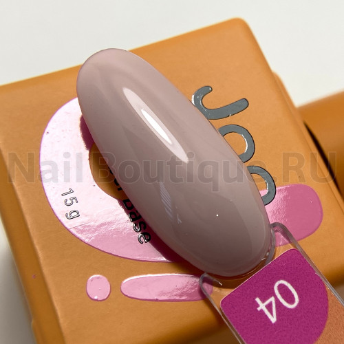 База для ногтей камуфлирующая (цветная) Joo-Joo Base Nude №04, 15 мл