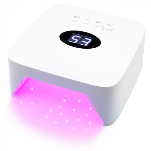 Лампа для маникюра и педикюра Cordless S50 белая (розовый свет) с аккумулятором
