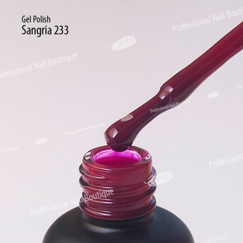 Цветной гель-лак для ногтей фиолетовый PNB Nature Triumphs №233 Sangria