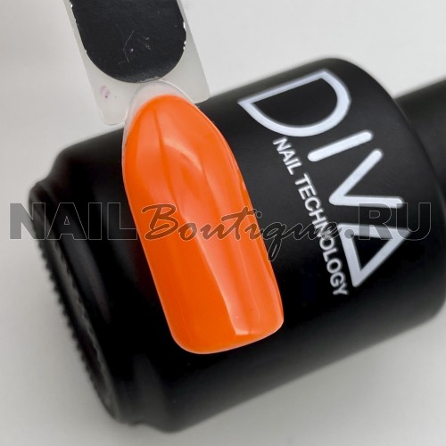 Цветной гель-лак для ногтей оранжевый DIVA №115 (старая палитра), 15 мл