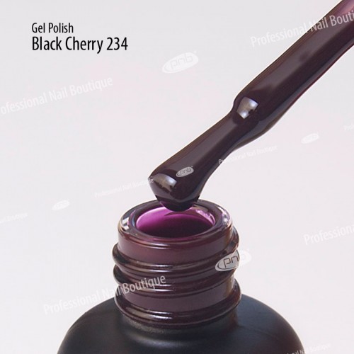 Цветной гель-лак для ногтей фиолетовый PNB Nature Triumphs №234 Black Cherry