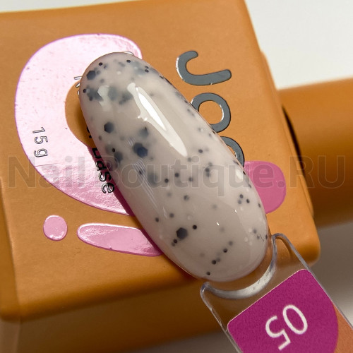 База для ногтей камуфлирующая (цветная) Joo-Joo Base Popcorn №05, 15 мл