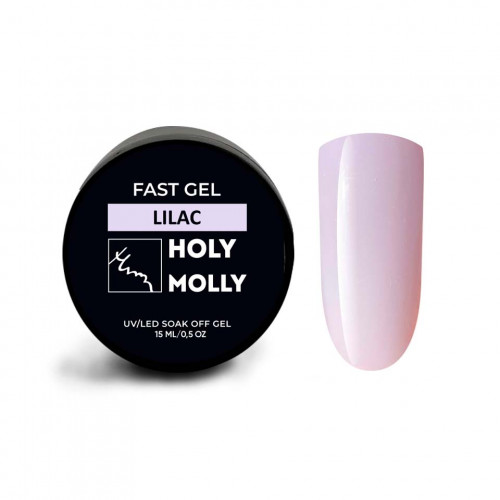 Holy Molly Fast Gel Lilac, 15 мл