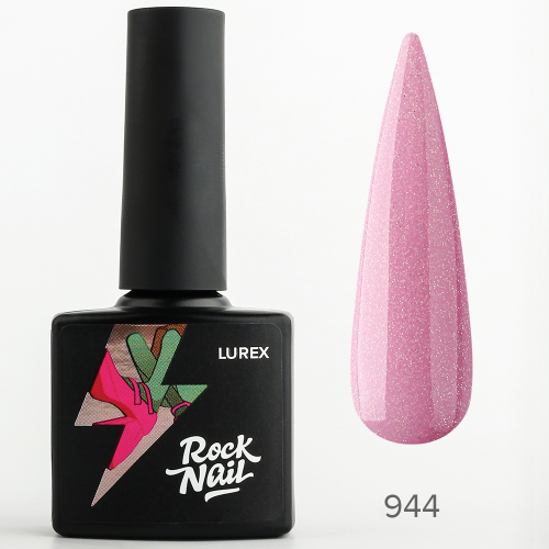 Цветной гель-лак для ногтей RockNail Lurex №944 Ghost You, 10 мл
