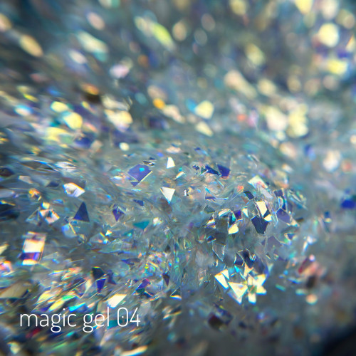 Гель конструирующий для ногтей Black Gel Construction Magic №04, 15 мл