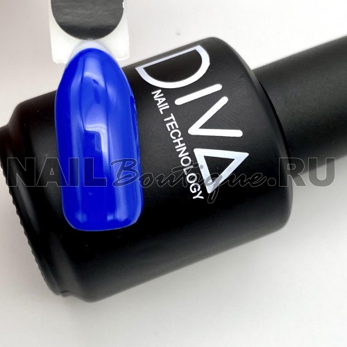 Цветной гель-лак для ногтей синий DIVA №022 (старая палитра), 15 мл