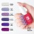 Цветной гель-лак для ногтей фиолетовый CNI Английский акцент GPC 121-9 Лиловая королева, 9 мл