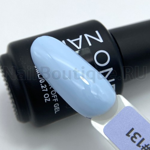 Цветной гель-лак для ногтей голубой OneNail №131, 8 мл