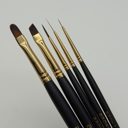 Bronze Авторский набор кистей "Must-have" Loginova nail