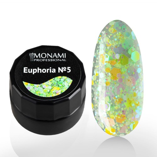 Цветной гель-лак для ногтей Monami Euphoria №05, 5 гр