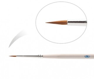 CNI BFP 1/0,7-KW Кисть из колонка №1-0,7 (7 мм), деревянная ручка