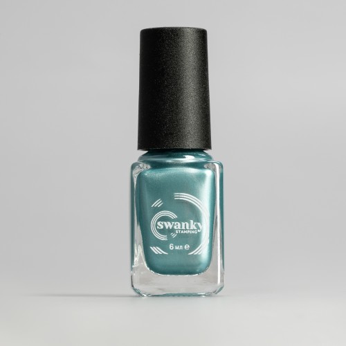 Swanky Stamping Лак для стемпинга M114 - ярко-бирюзовый, 6 мл