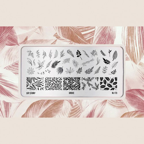 Пластина для стемпинга Go Stamp №173 Grove