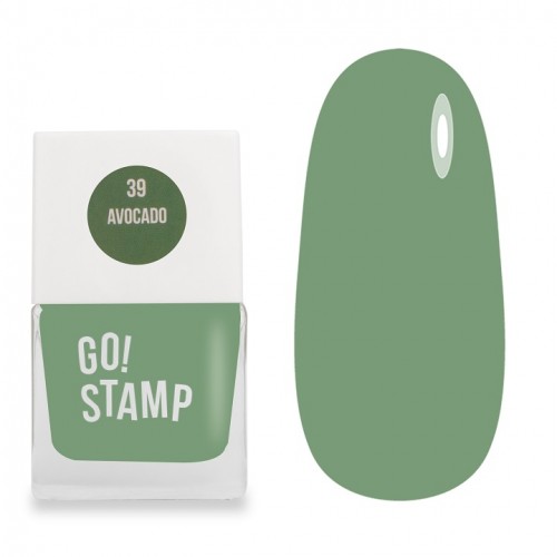 Go Stamp Лак для стемпинга №39 Avocado, 11 мл