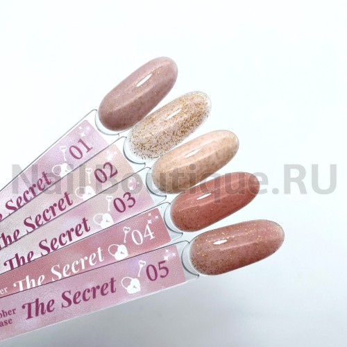 База для ногтей камуфлирующая (цветная) Луи Филипп Base Rubber The Secret №01, 15 мл